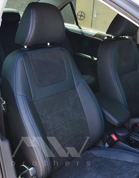 Coprisedili su misura per Volkswagen Jetta 6 (2010-2019), Leather style